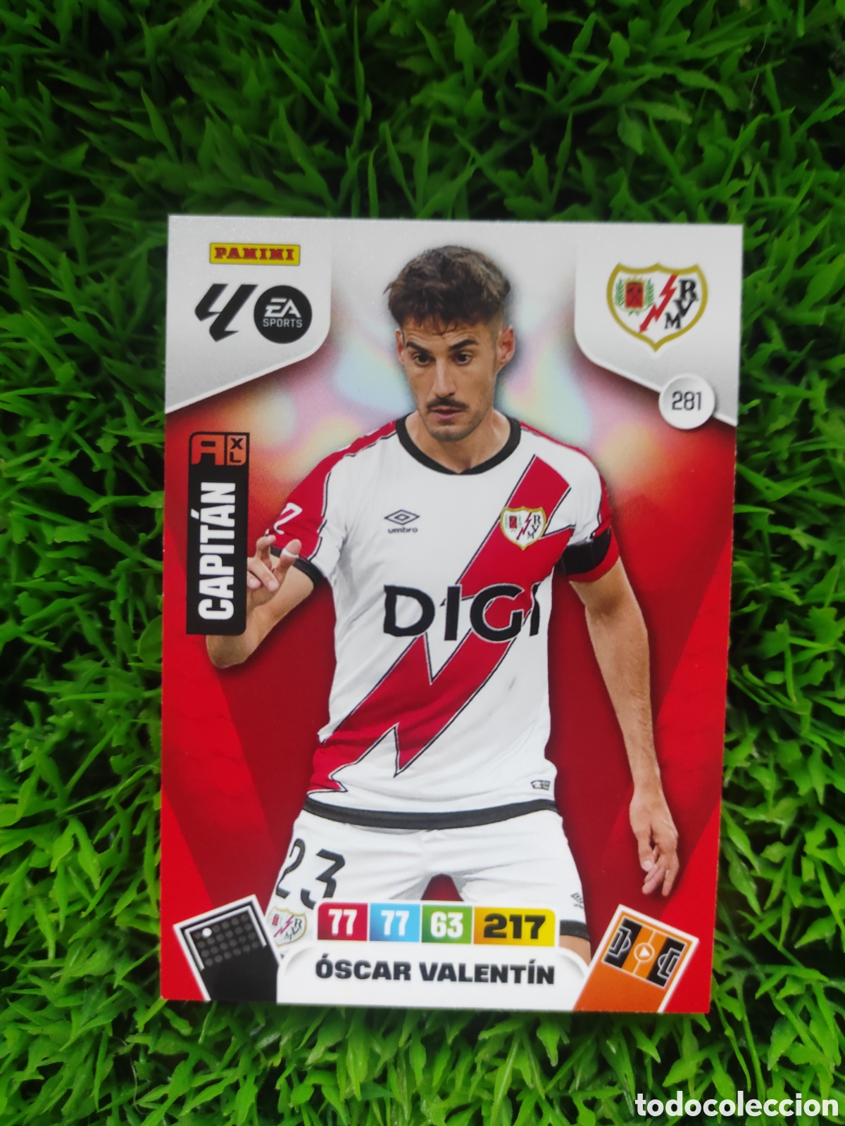 Cromos de F&uacute;tbol: Oscar Valentin Rayo Vallecano Adrenalyn 25-26 # 281
