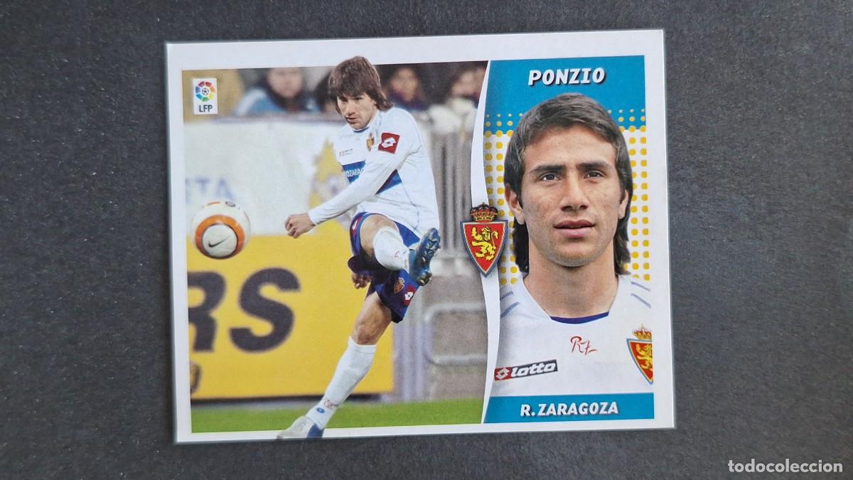Cromos de F&uacute;tbol: L3 PONZIO REAL ZARAGOZA LIGA ESTE 2006 2007 06 07 NUNCA PEGADO SIN PEGAR