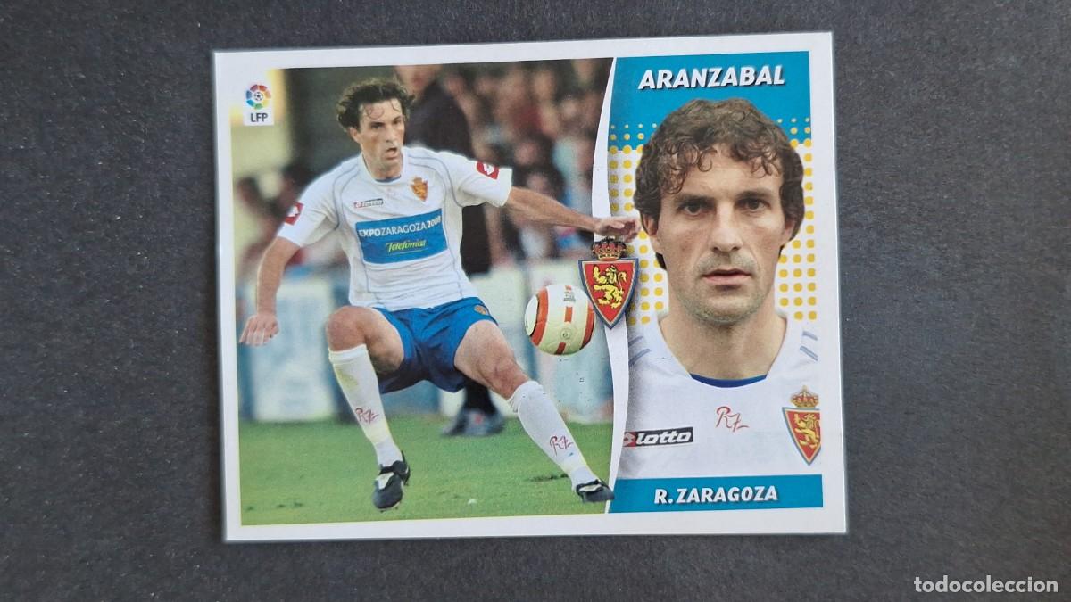 Cromos de F&uacute;tbol: L3 ARANZABAL REAL ZARAGOZA LIGA ESTE 2006 2007 06 07 NUNCA PEGADO SIN PEGAR