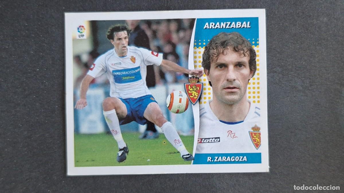 Cromos de F&uacute;tbol: L3 ARANZABAL REAL ZARAGOZA LIGA ESTE 2006 2007 06 07 NUNCA PEGADO SIN PEGAR
