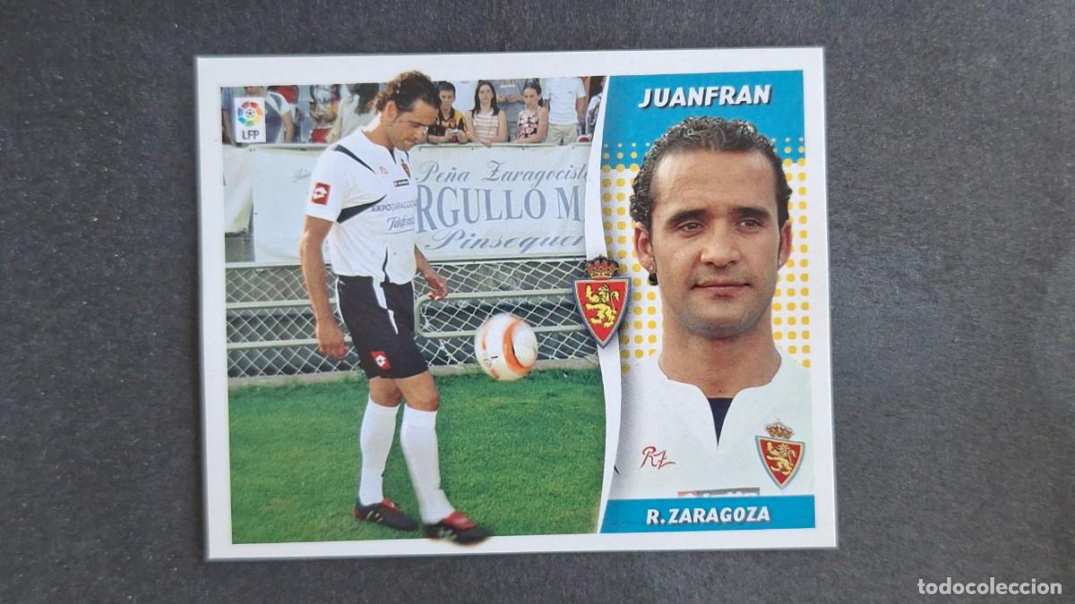 Cromos de F&uacute;tbol: L3 JUANFRAN REAL ZARAGOZA LIGA ESTE 2006 2007 06 07 NUNCA PEGADO SIN PEGAR