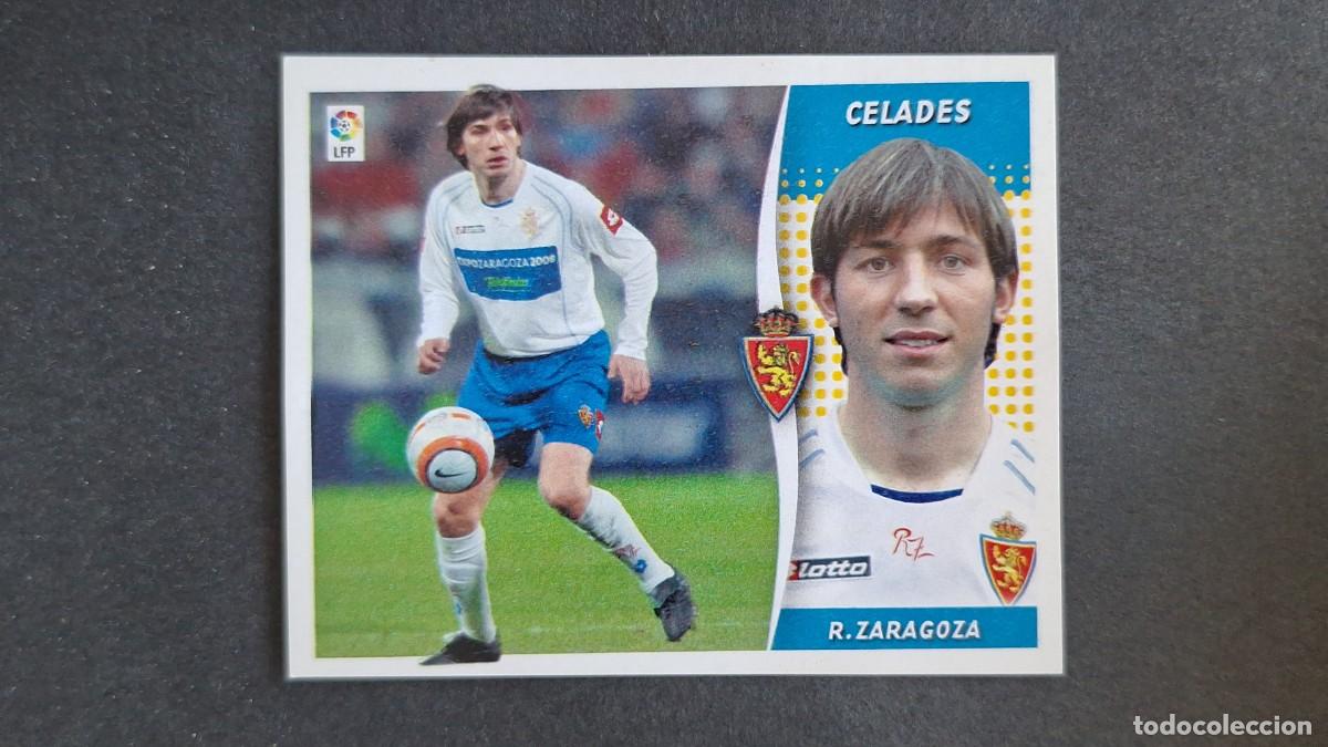 Cromos de F&uacute;tbol: L3 CELADES REAL ZARAGOZA LIGA ESTE 2006 2007 06 07 NUNCA PEGADO SIN PEGAR