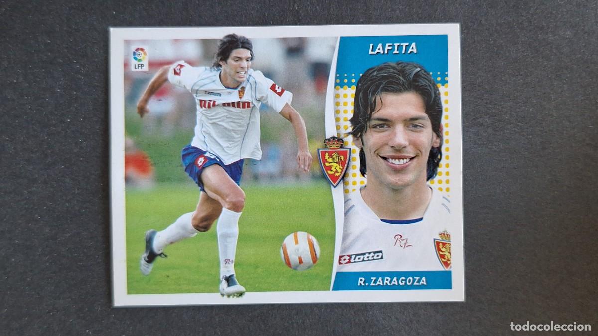 Cromos de F&uacute;tbol: L3 LAFITA REAL ZARAGOZA LIGA ESTE 2006 2007 06 07 NUNCA PEGADO SIN PEGAR