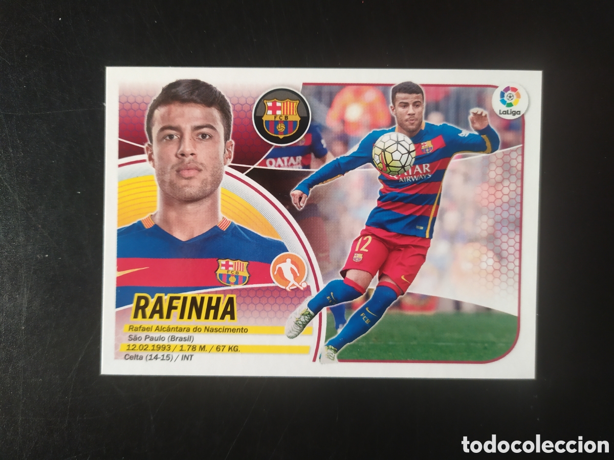 Football Stickers: Liga este 2016 2017 16 17 panini Rafinha n&deg; 13 A Barcelona logo viejo