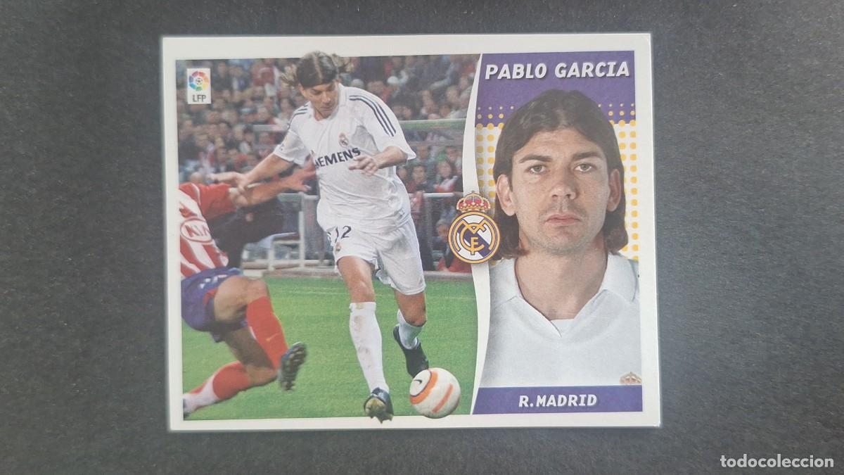 Fu&szlig;ball-Sticker: L3 PABLO GARCIA REAL MADRID LIGA ESTE 2006 2007 06 07 NUNCA PEGADO SIN PEGAR