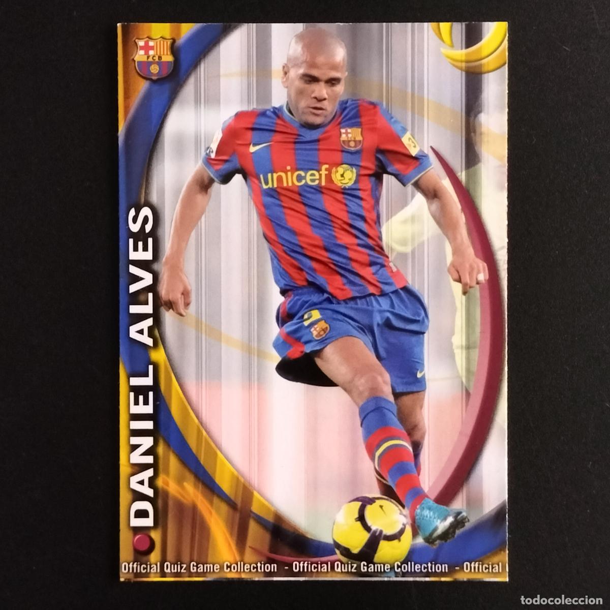 Figurine di Calcio: 6 DANIEL ALVES DANI F.C. BARCELONA CROMOS ALBUM MUNDICROMO FICHAS LIGA QUIZ GAME 2010 2011 10 11