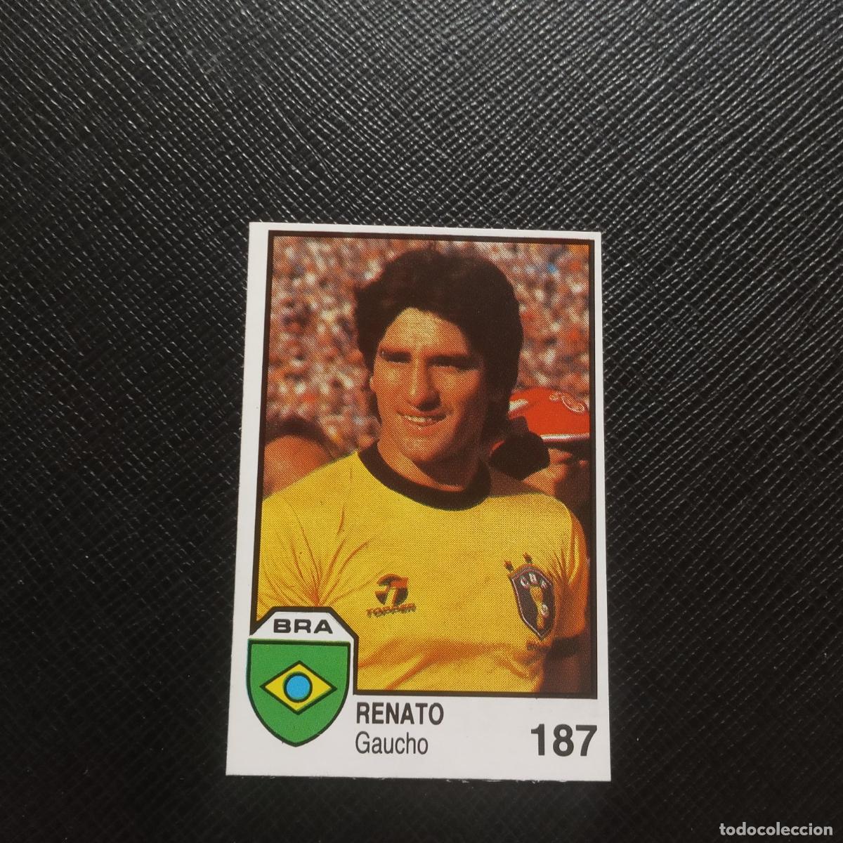 Fu&szlig;ball-Sticker: 187 RENATO BRASIL BARNA MEXICO MUNDIAL 1986 CROMO FUTBOL 86 - SIN PEGAR - A74 PG18