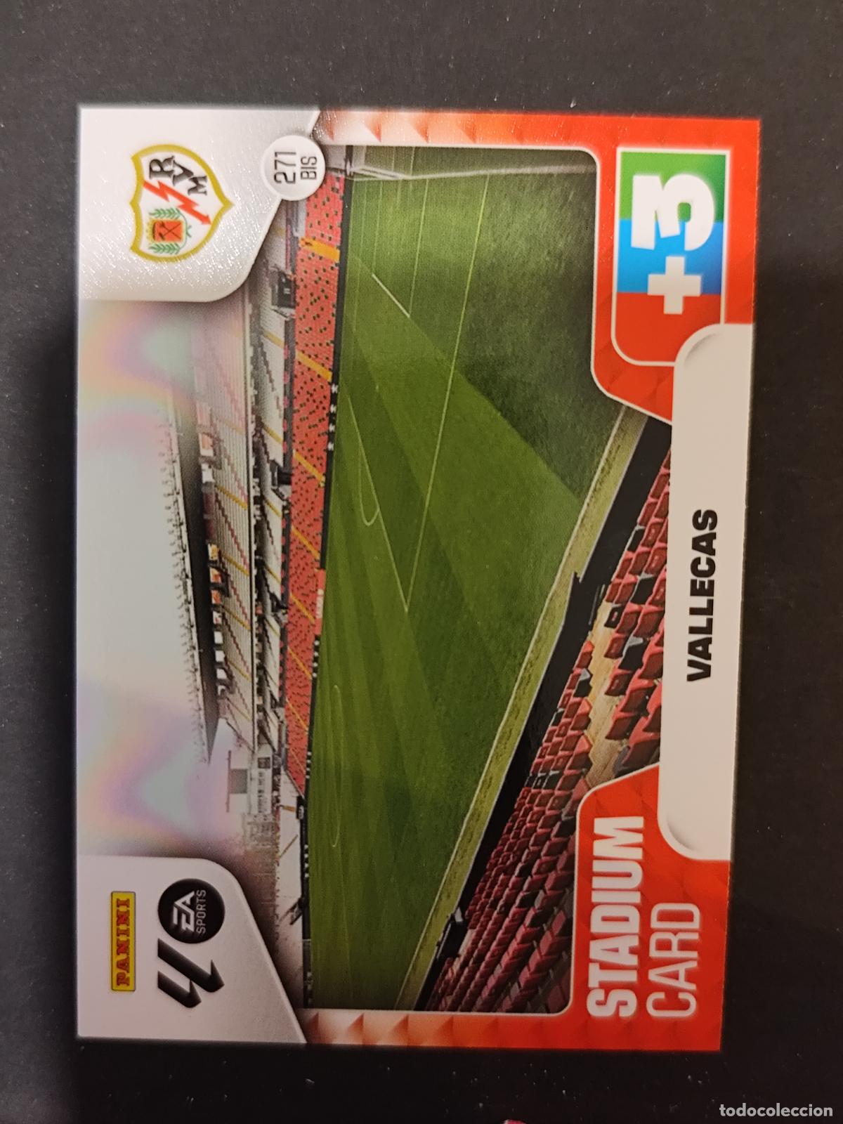 Cromos de F&uacute;tbol: 271 BIS STADIUM CARD VALLECAS RAYO VALLECANO ADRENALYN 2025 2026 25 26