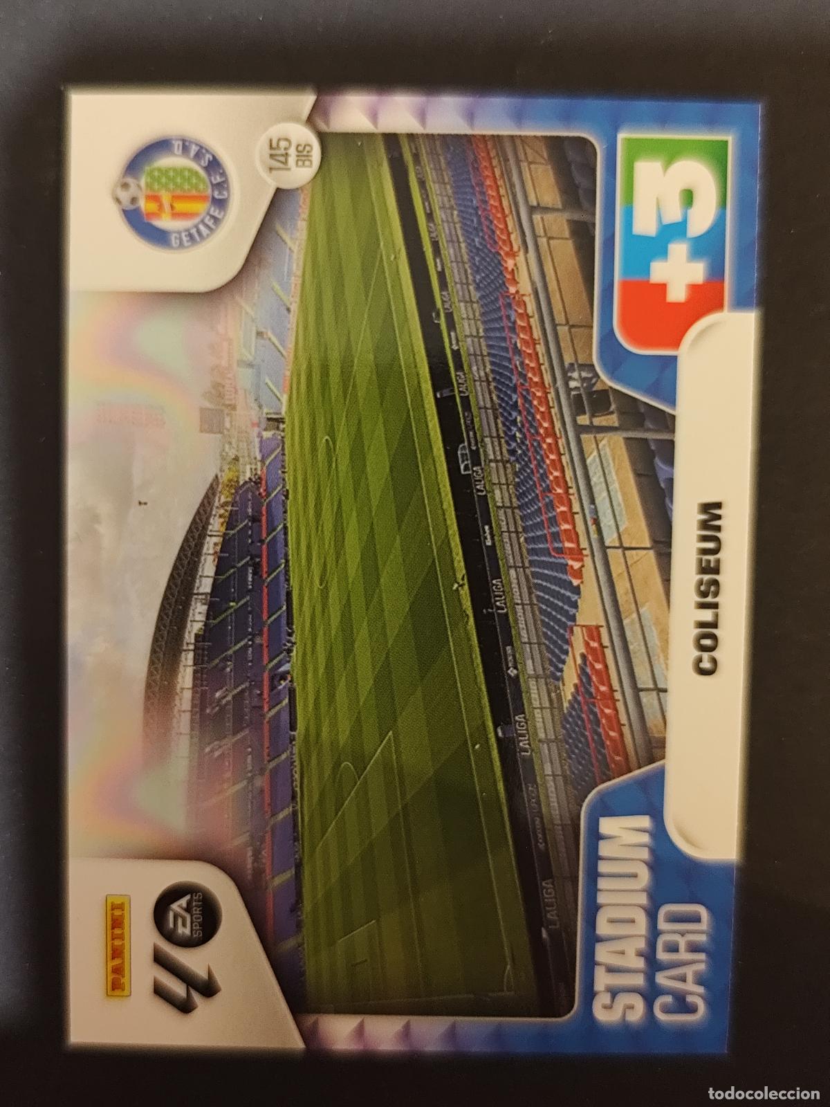 Fu&szlig;ball-Sticker: 145 BIS STADIUM CARD COLISEUM GETAFE ADRENALYN 2025 2026 25 26
