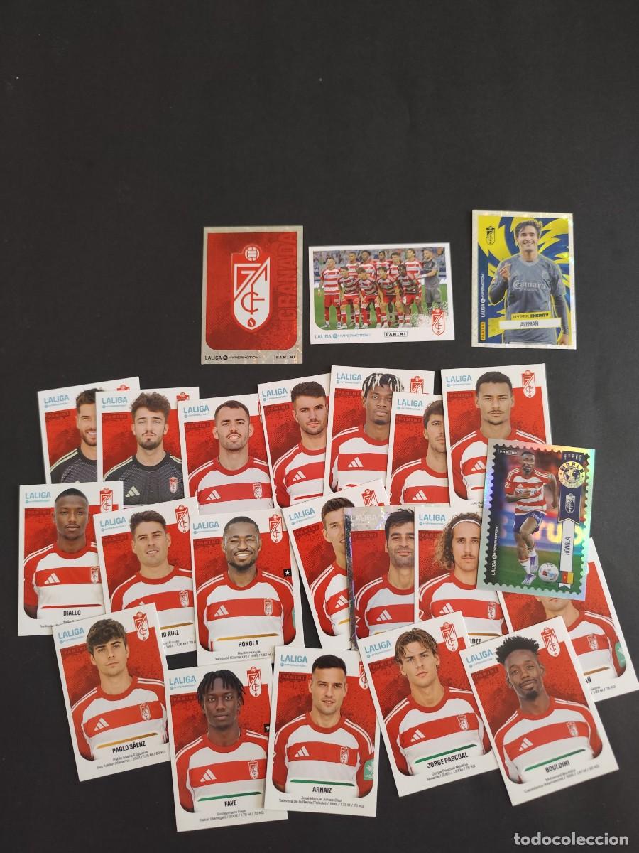 Football Stickers: EQUIPO COMPLETO GRANADA HYPERMOTION 2&ordf; DIVISI&Oacute;N 2025 2026 25 26 (23 CROMOS)