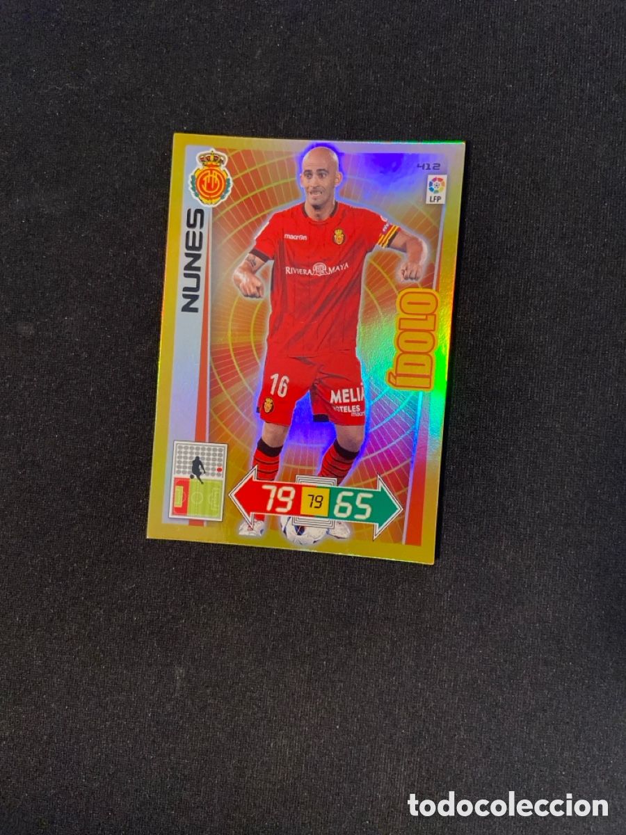Fu&szlig;ball-Sticker: NUNES 412 IDOLO (MALLORCA) 2012-2013 12 13 ADRENALYN PANINI CROMO CARTA A-2