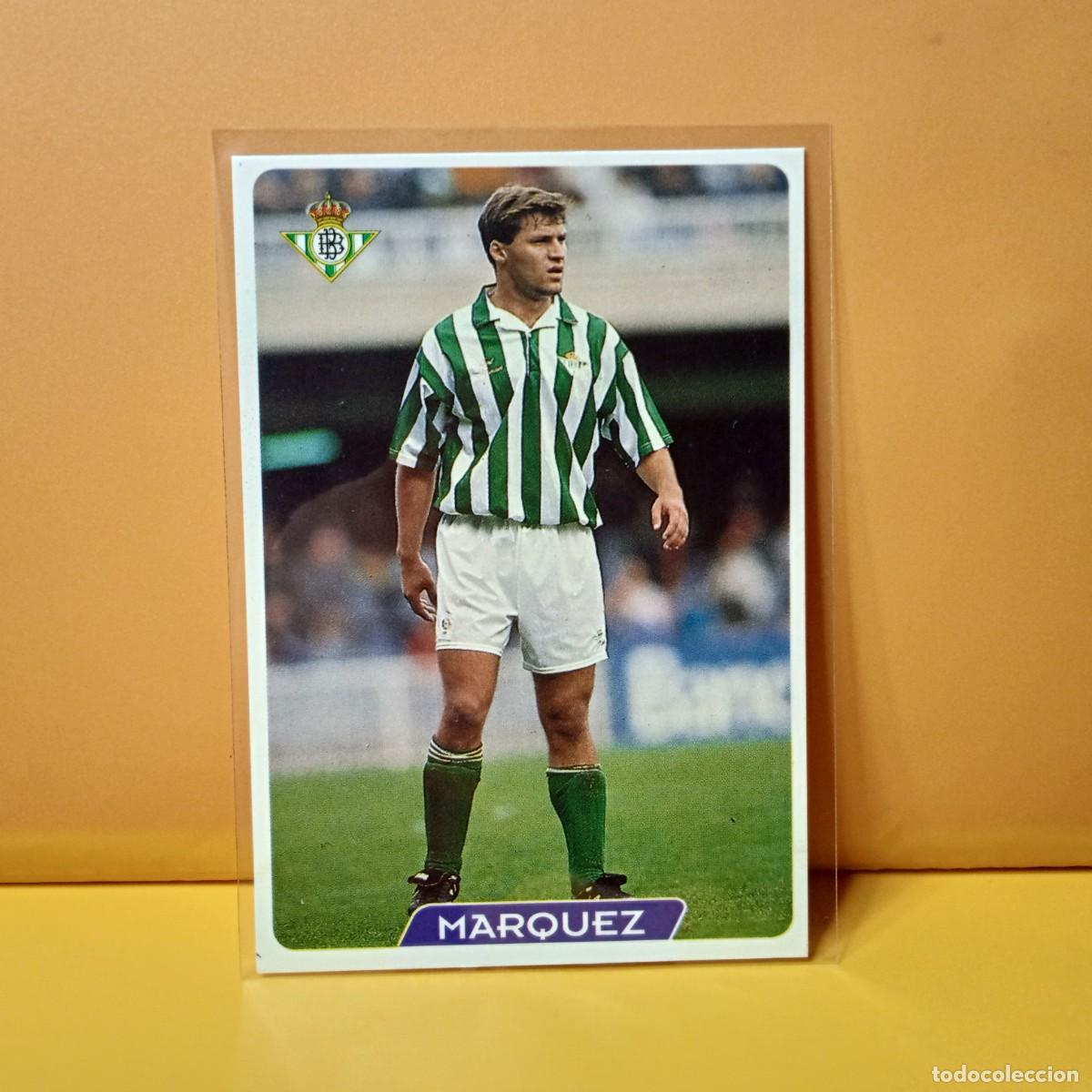 Cromos de Futebol: MUNDICROMO 1995 1996 95 96 REAL BETIS MARQUEZ 42