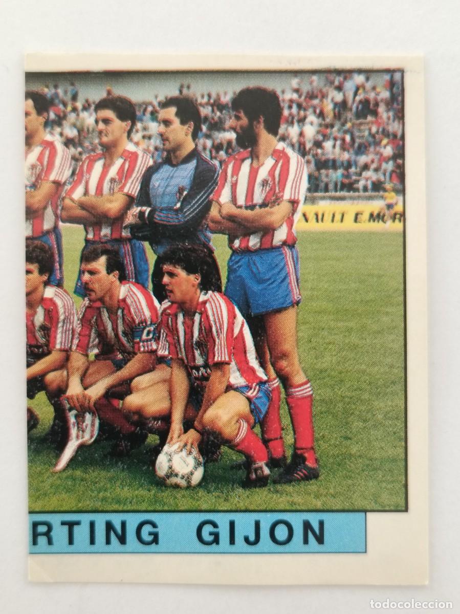 Cromos de F&uacute;tbol: #347 SPORTING GIJON (EQUIPO DERECHA) FUTBOL 88 PANINI