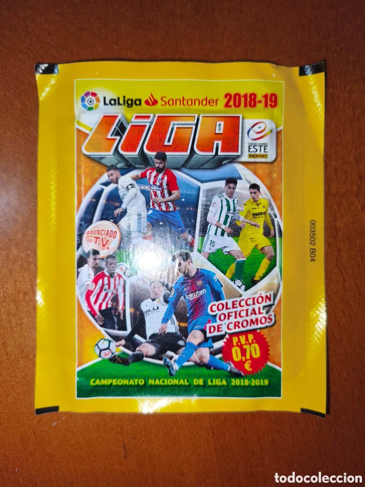 Cromos de f&uacute;tbol: Sobre sin abrir liga este 18/19 Panini