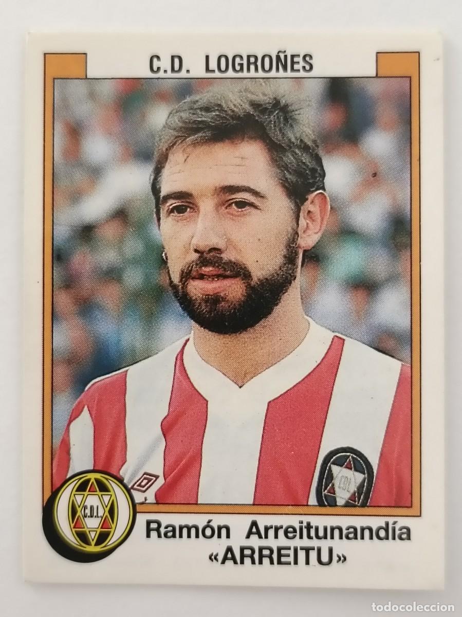 Figurine di Calcio: #161 ARREITU C.D. LOGRO&Ntilde;ES FUTBOL 88 PANINI