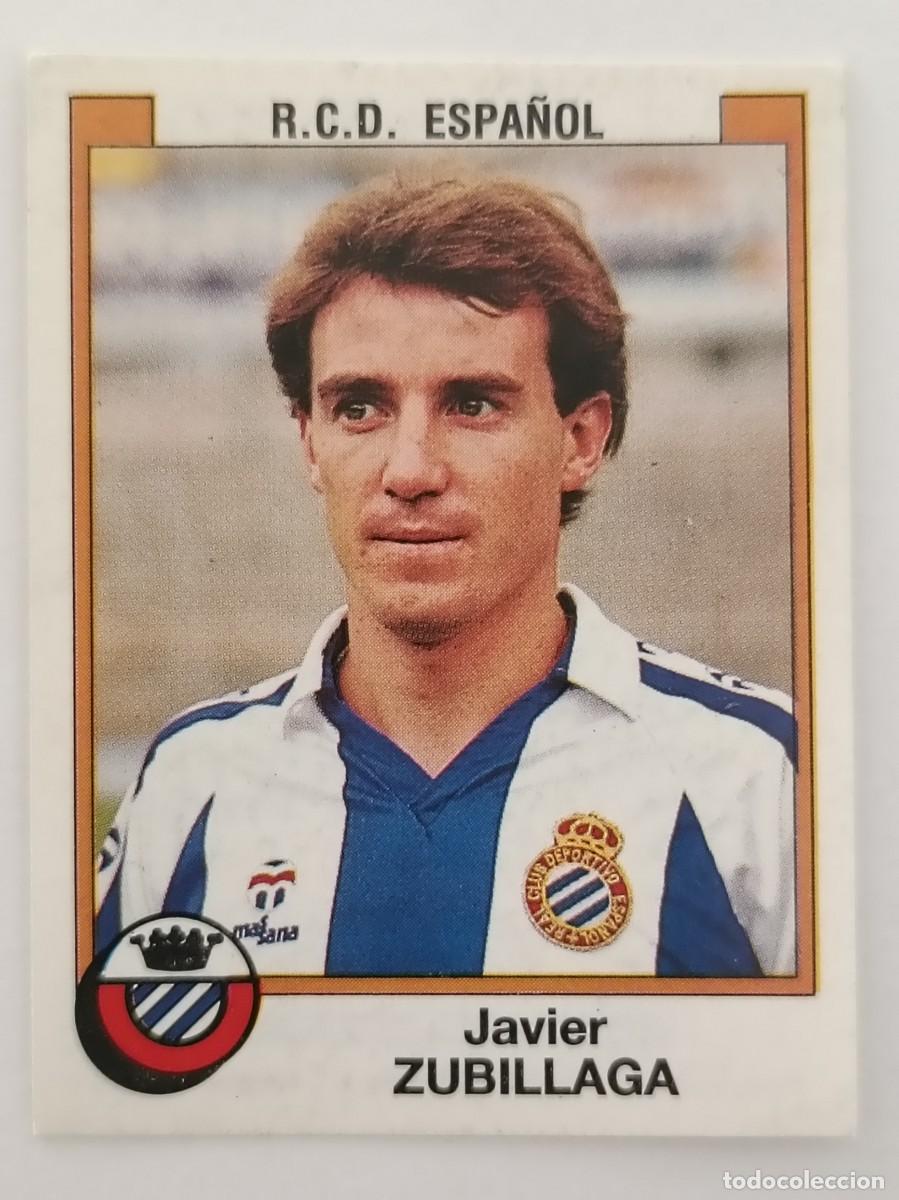 Football Stickers: #130 ZUBILLAGA R.C.D. ESPA&Ntilde;OL FUTBOL 88 PANINI