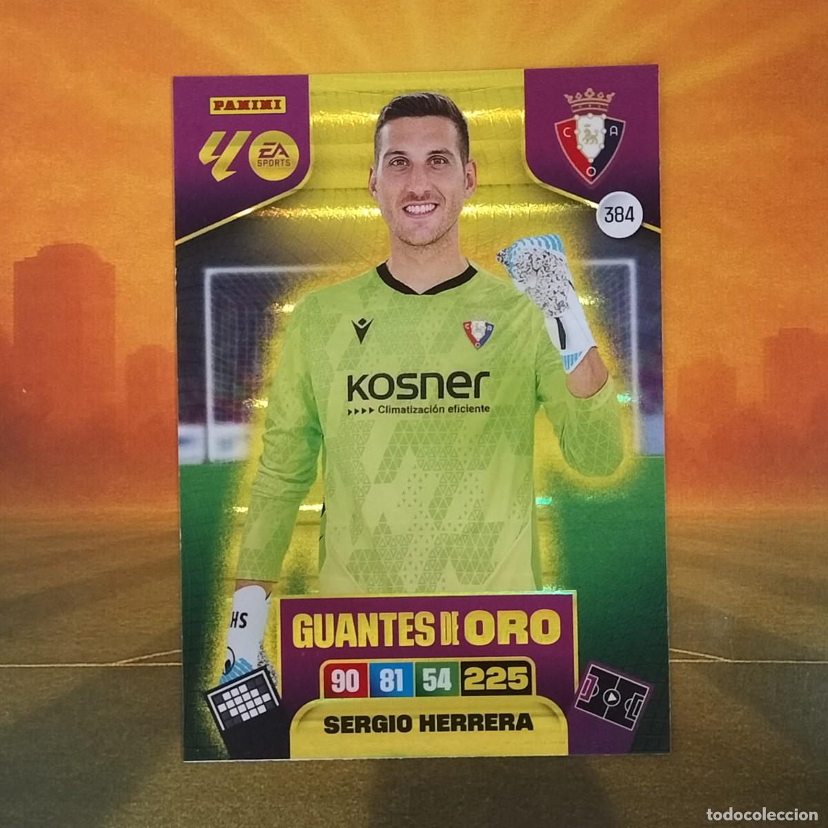 Figurine di Calcio: #384 Sergio Herrera | CA Osasuna | Guantes de Oro | Adrenalyn XL LaLiga 2025 2026 Panini 25 26