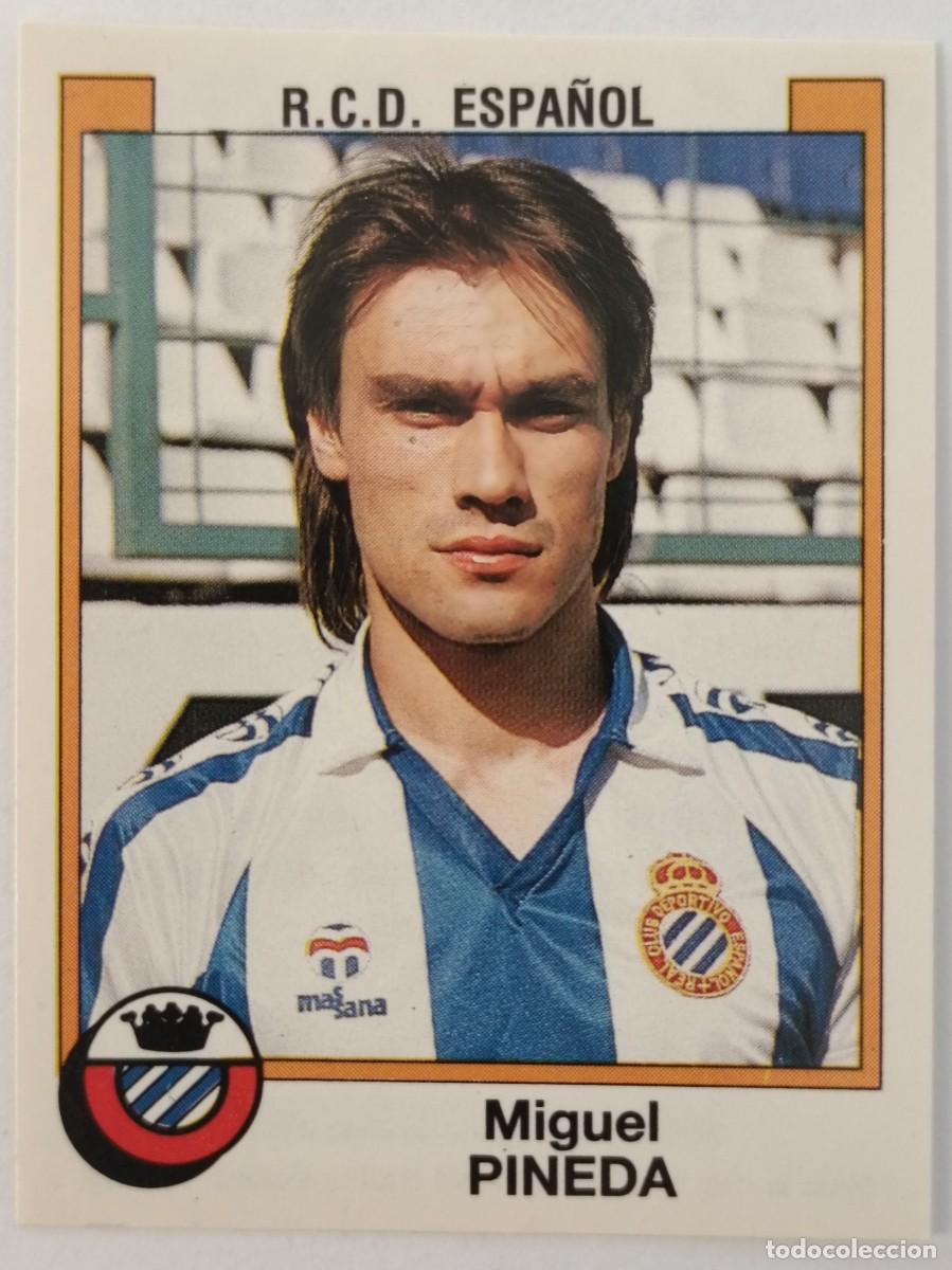 Football Stickers: #134 PINEDA R.C.D. ESPA&Ntilde;OL FUTBOL 88 PANINI