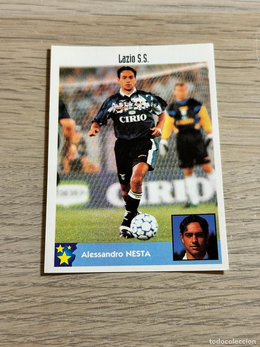 Cromos de f&uacute;tbol: NESTA n&ordm; 147 LAZIO LOS MEJORES EQUIPOS DE EUROPA 97 98 SIN PEGAR NUNCA PEGADO