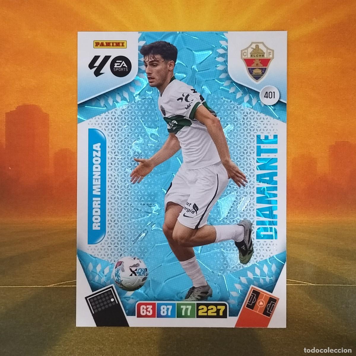 Figurine di Calcio: #401 Rodri Mendoza | Elche CF | Diamante | Adrenalyn XL LaLiga 2025 2026 Panini 25