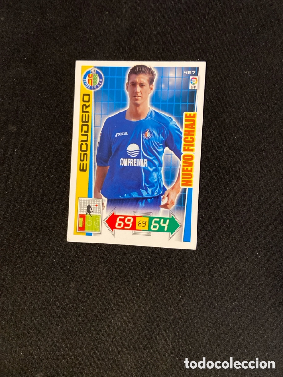 Fu&szlig;ball-Sticker: ESCUDERO 467 NUEVO FICHAJE (GETAFE) 2012-2013 12 13 ADRENALYN PANINI CROMO CARTA A-2