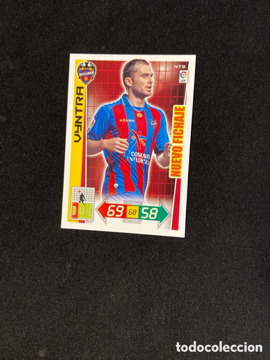 Figurine di Calcio: VYNTRA 473 NUEVO FICHAJE (LEVANTE) 2012-2013 12 13 ADRENALYN PANINI CROMO CARTA A-2