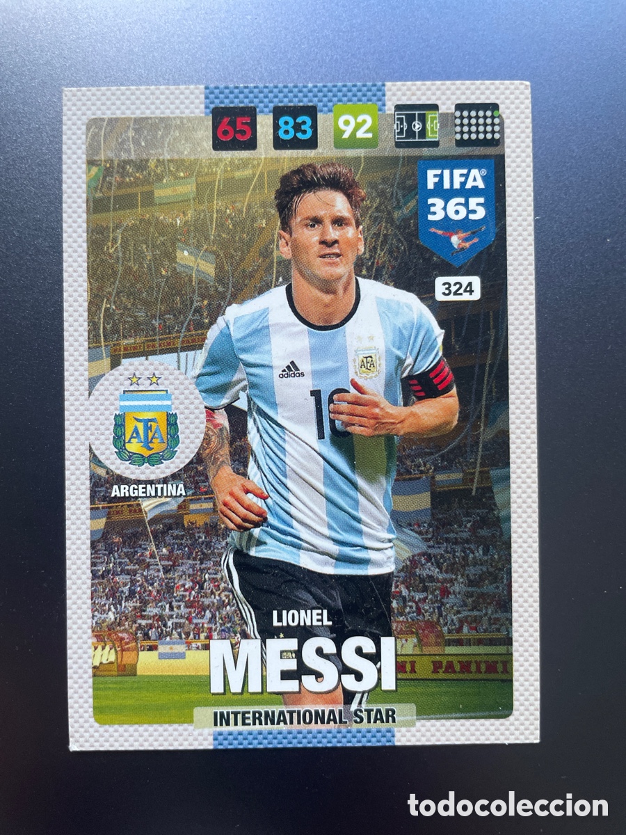 Fu&szlig;ball-Sticker: Lionel Messi 324 Panini FIFA 365 2016-17 Argentina