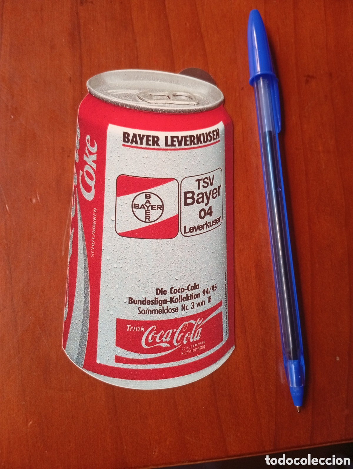 Cromos de f&uacute;tbol: PEGATINA FUTBOL BAYER TSV LEVERKUSEN PROMOCIONAL COCA COLA COCACOLA