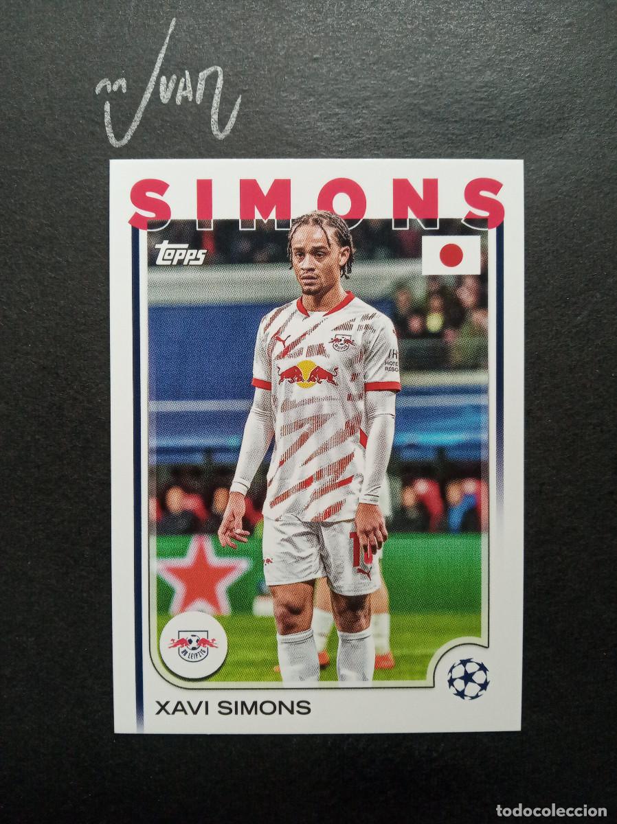 Fu&szlig;ball-Sticker: N&ordm; 37 JAPAN EDITION XAVI SIMONS RB LEIPZIG ⚽ TOPPS &reg; UEFA FLAGSHIP 2024 2025 24 25