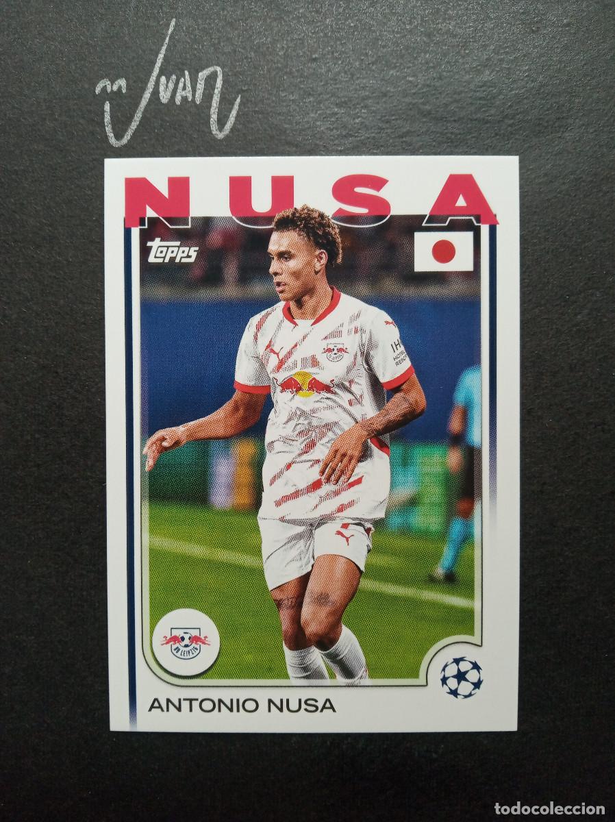 Fu&szlig;ball-Sticker: N&ordm; 175 JAPAN EDITION ANTONIO NUSA RB LEIPZIG ⚽ TOPPS &reg; UEFA FLAGSHIP 2024 2025 24 25