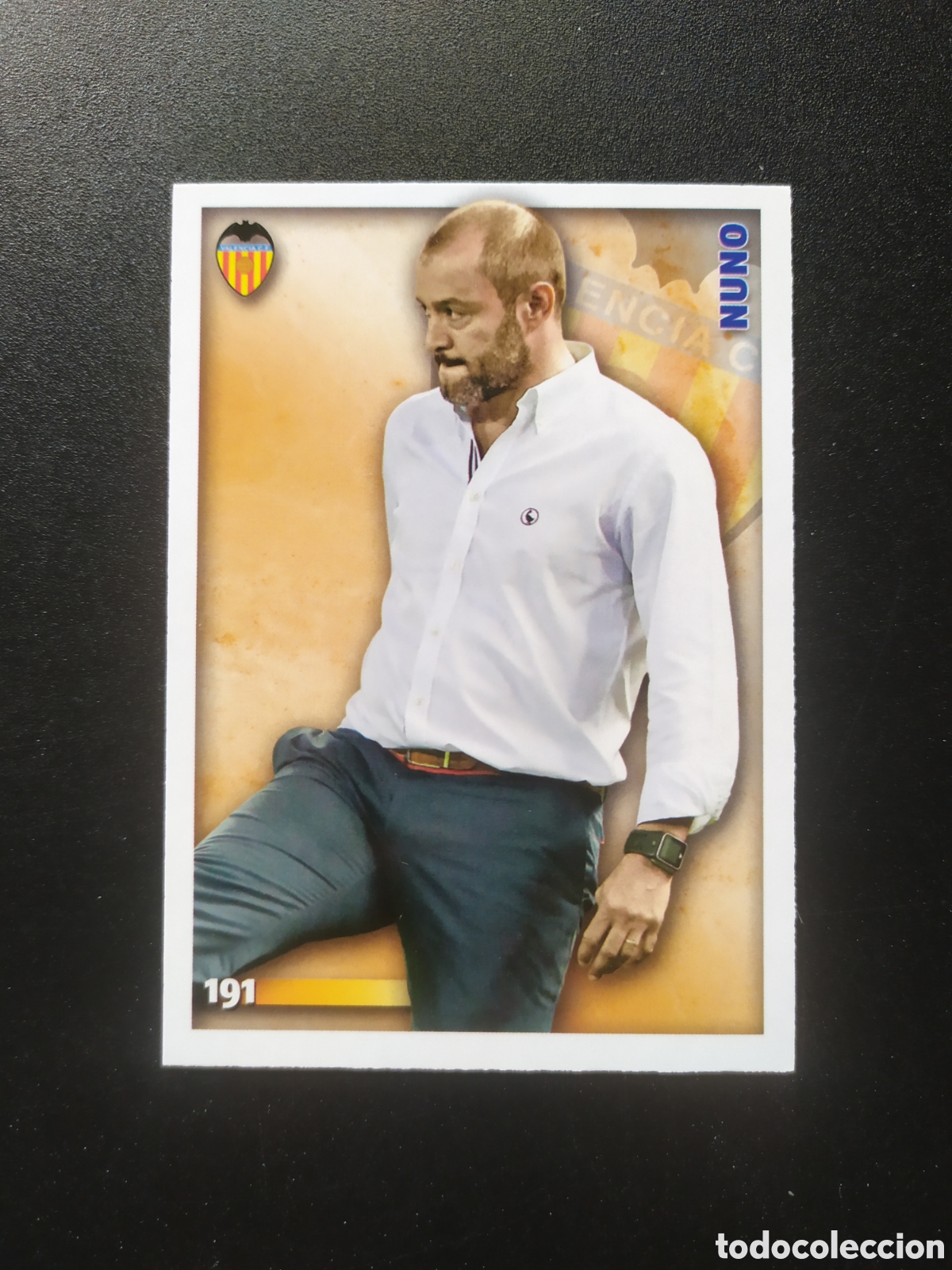 Figurine di Calcio: Mundicromo fichas Liga 2014 2015 14 15 Nuno n&deg; 191 Valencia