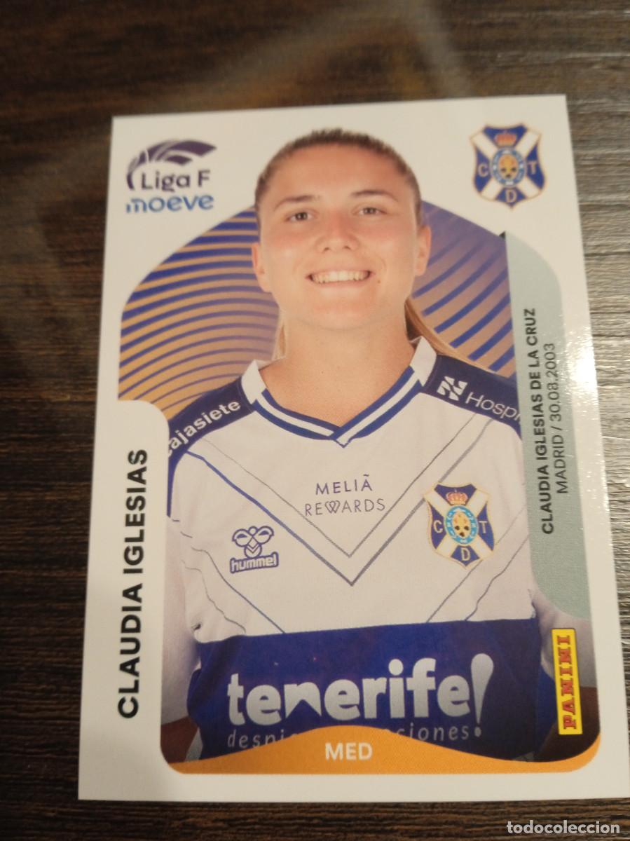 Figurine di Calcio: Cromo Liga Femenina Moeve panini 2025/2026 25/26 Tenerife Claudia iglesias 114 B