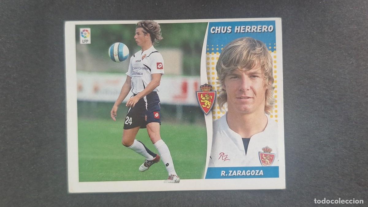 Cromos de F&uacute;tbol: L3 CHUS HERRERO REAL ZARAGOZA COLOCA LIGA ESTE 2006 2007 06 07 NUNCA PEGADO SIN PEGAR
