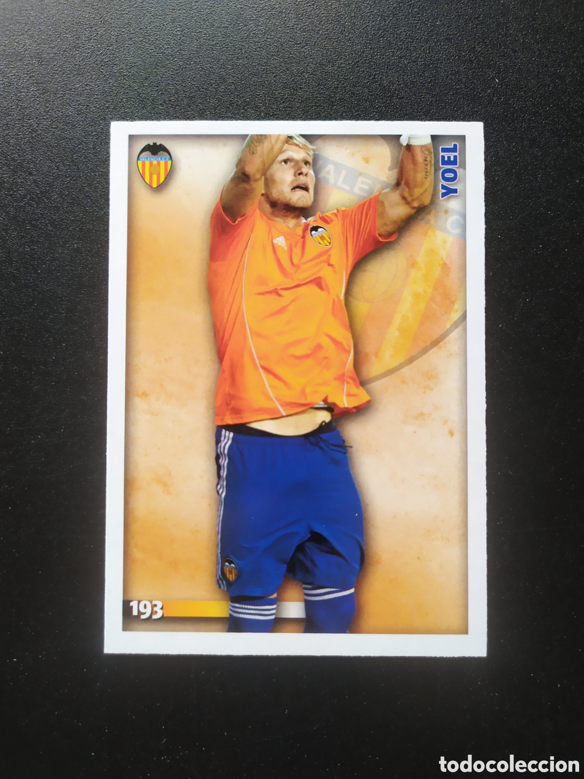 Cromos de f&uacute;tbol: Mundicromo fichas Liga 2014 2015 14 15 Yoel n&deg; 193 Valencia