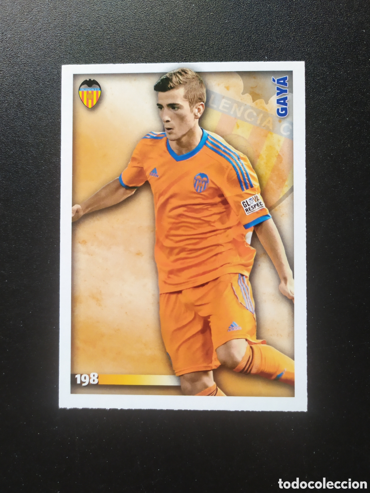 Cromos de f&uacute;tbol: Mundicromo fichas Liga 2014 2015 14 15 Gaya n&deg; 198 Valencia