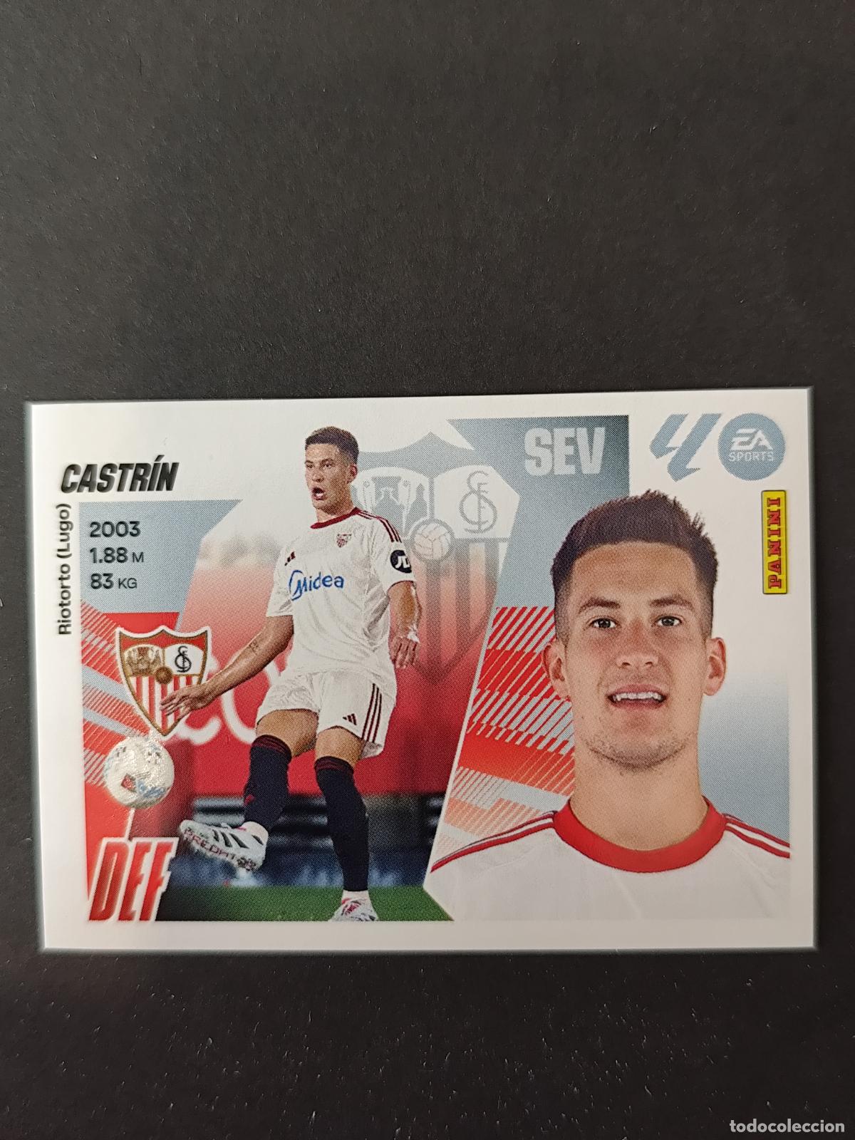 Fu&szlig;ball-Sticker: 8 BIS CASTR&Iacute;N COLOCA SEVILLA LIGA ESTE 2025 2026 25 26 PEDIDO M&Iacute;NIMO 2&euro;