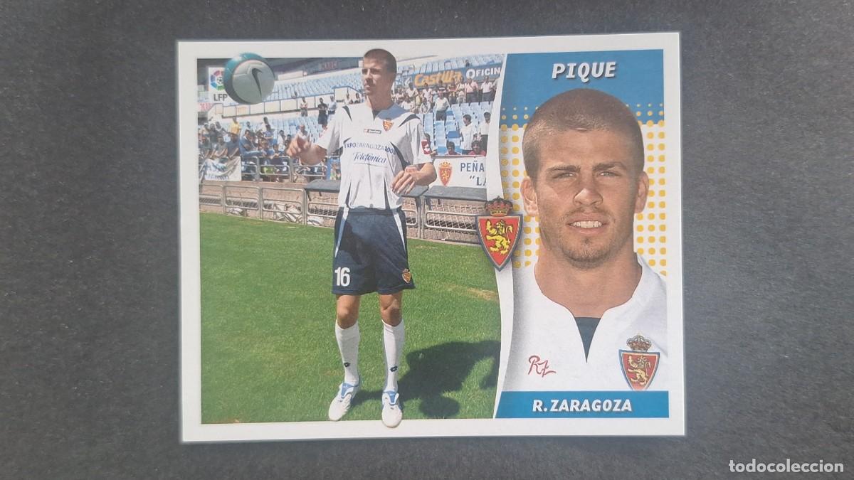 Cromos de F&uacute;tbol: L3 PIQUE REAL ZARAGOZA FICHAJE 25 LIGA ESTE 2006 2007 06 07 NUNCA PEGADO SIN PEGAR