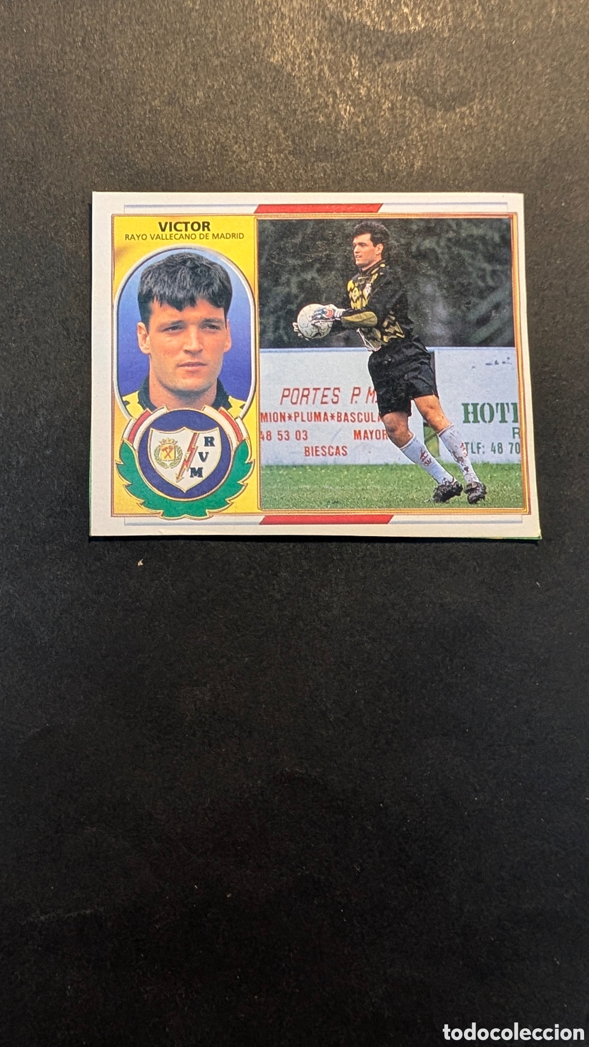 Cromos de F&uacute;tbol: VICTOR RAYO VALLECANO FICHAJE 30 LIGA ESTE 1996/97 96 97 RECORTADO