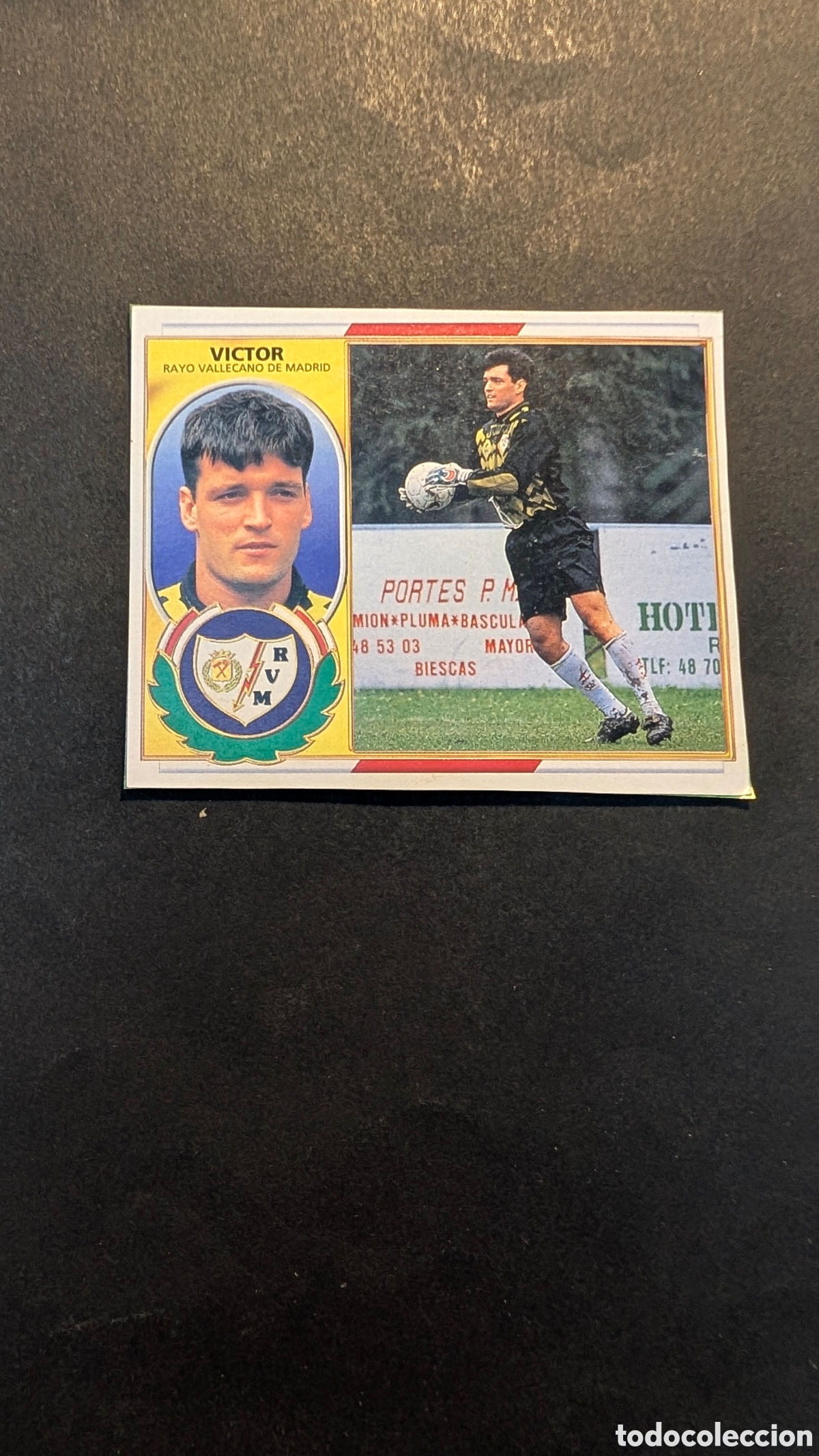 Cromos de F&uacute;tbol: VICTOR RAYO VALLECANO FICHAJE 30 LIGA ESTE 1996/97 96 97 RECORTADO