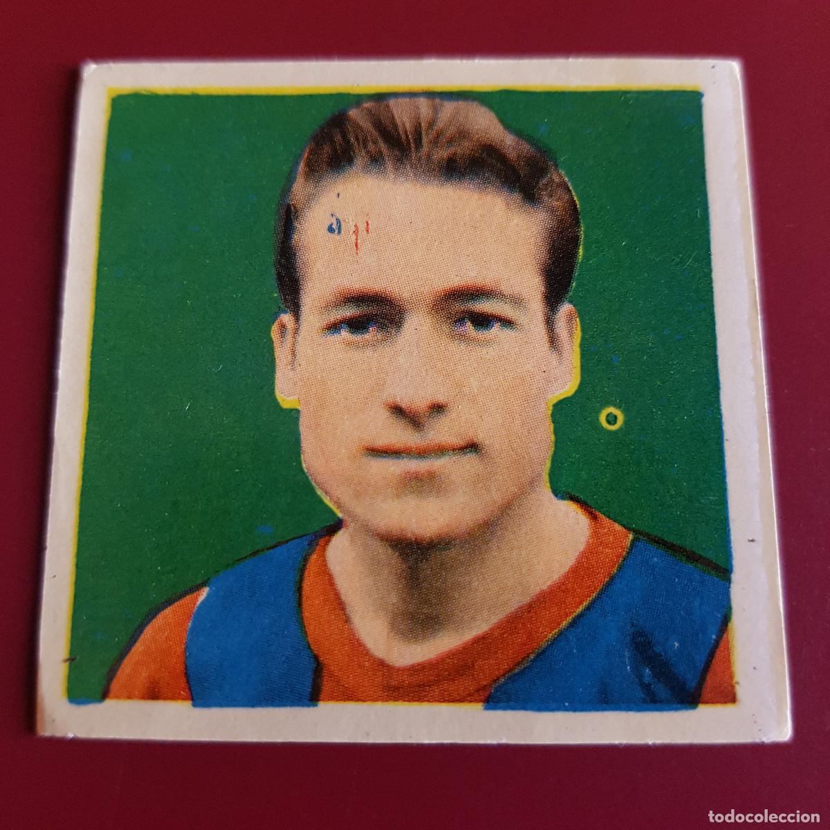 Fu&szlig;ball-Sticker: HISPANO AMERICANA - ESTRELLAS FUTBOL 1958 1959 - 58 59 - BARCELONA - TEJADA 47 - NUNCA PEGADO