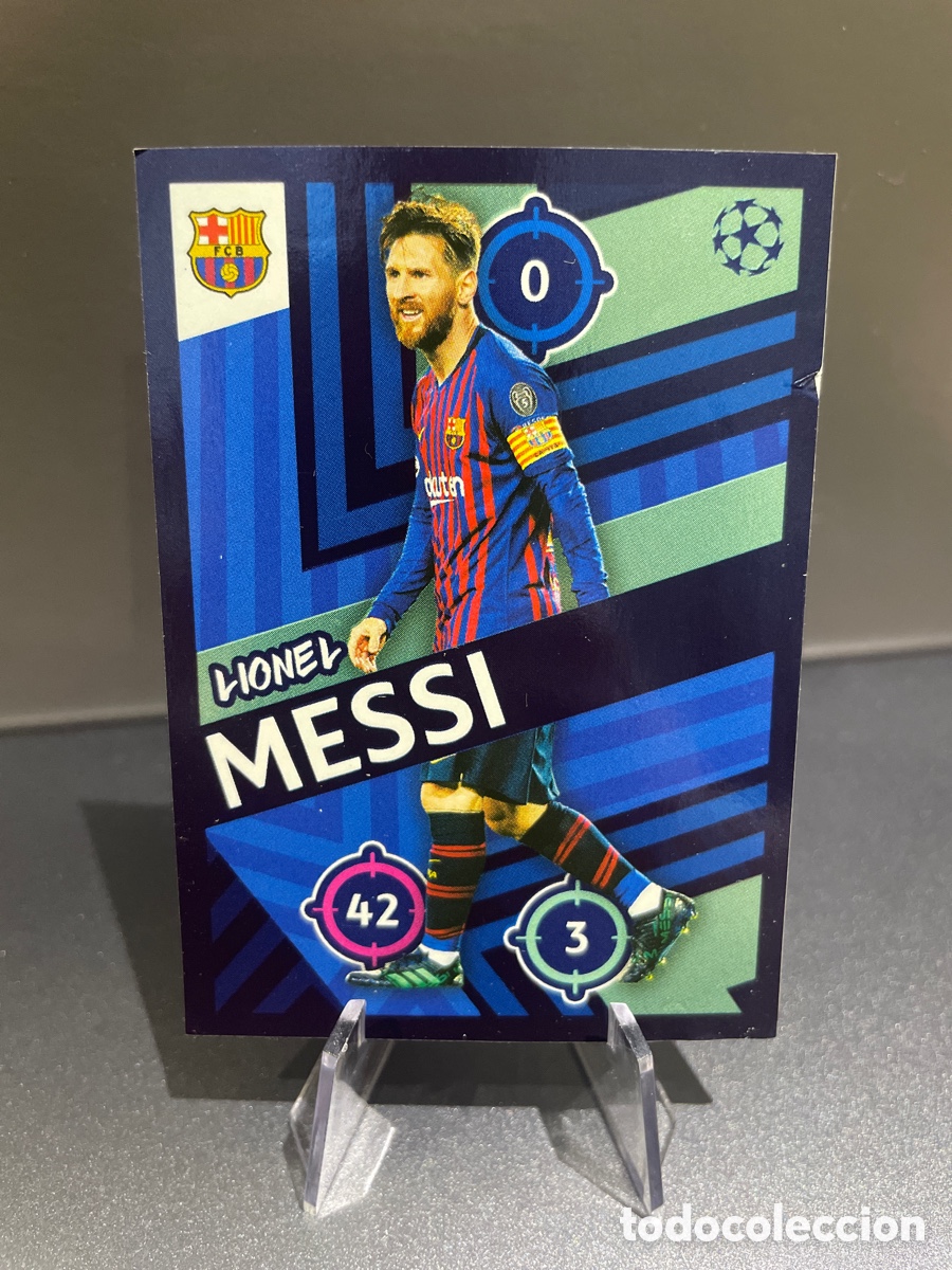 Figurine di Calcio: Lionel Messi 6 Topps UCL 2018-19 FC Barcelona