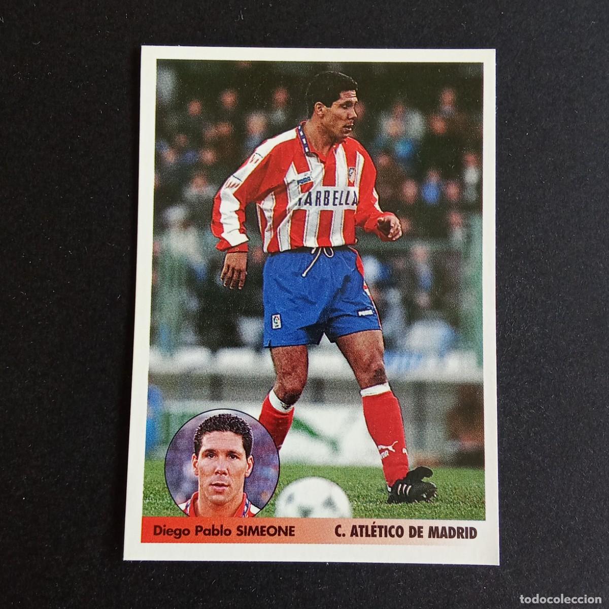 Cromos de Futebol: LOS MEJORES EQUIPOS DE EUROPA 1996 1997 96 97 PANINI 21 SIMEONE ATLETICO MADRID SIN PEGAR
