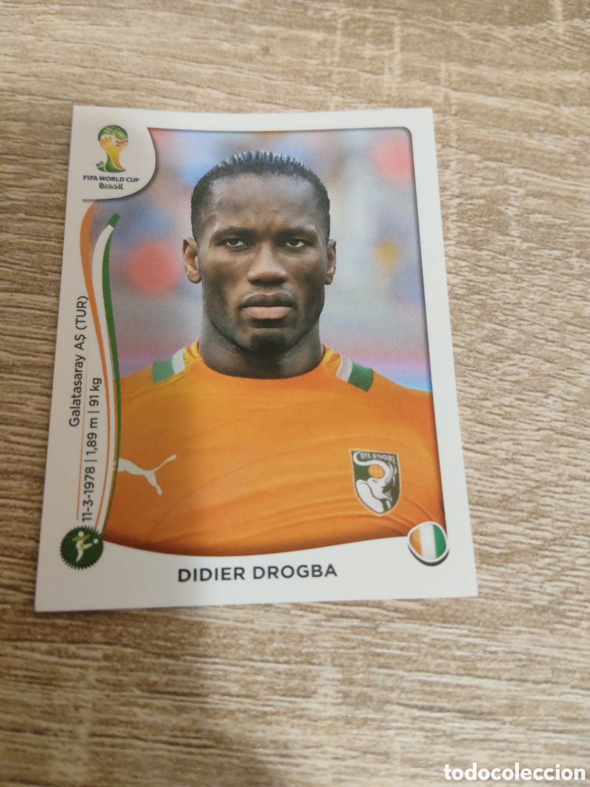 Fu&szlig;ball-Sticker: Panini mundial Brasil 2014 240 Didier Drogba Costa de Marfil