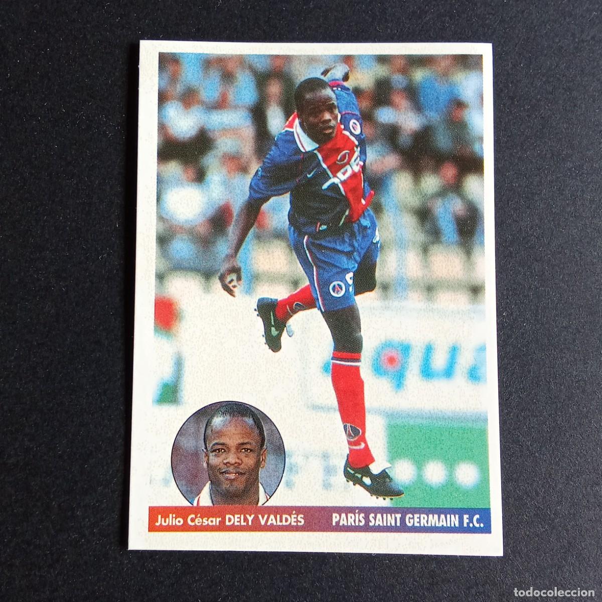 Figurine di Calcio: LOS MEJORES EQUIPOS DE EUROPA 1996 1997 96 97 PANINI 208 DELY VALDES PARIS SAINT GERMAIN SIN PEGAR