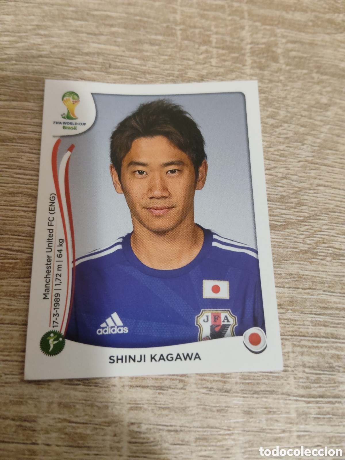 Cromos de f&uacute;tbol: Panini mundial Brasil 2014 256 Shinji Kagawa Jap&oacute;n