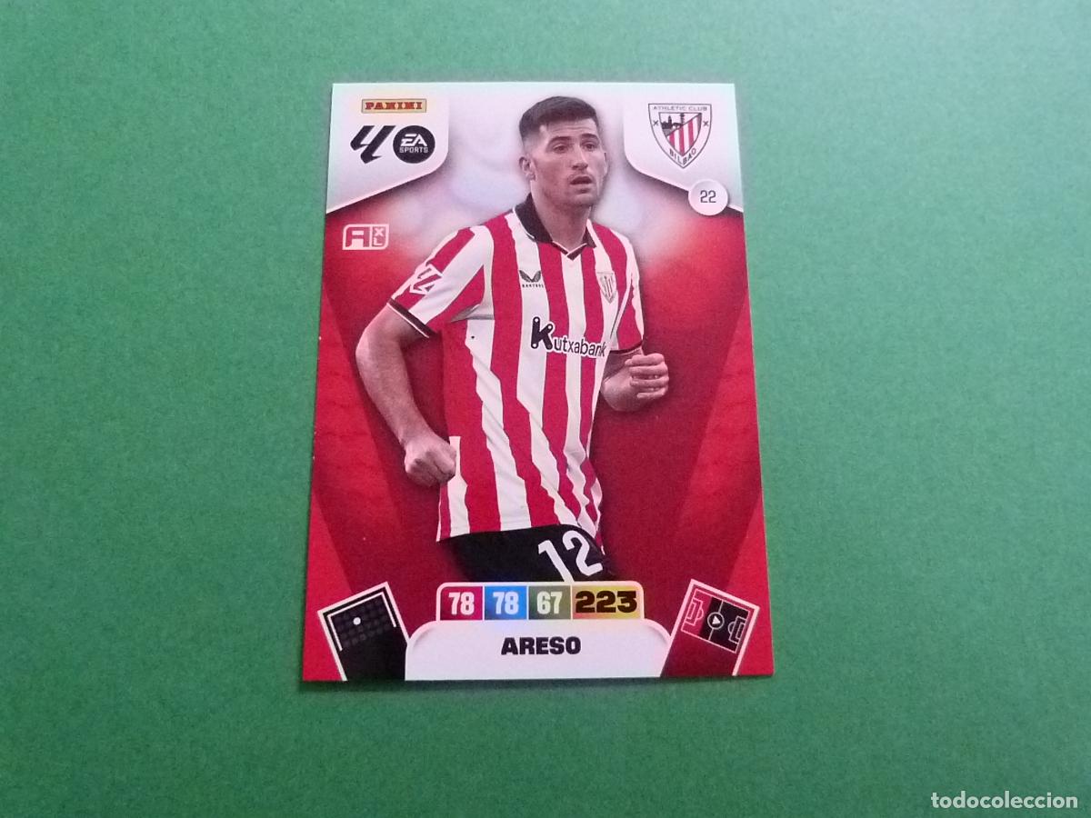 Fu&szlig;ball-Sticker: TRADING CARD FUTBOL ARESO ATH.BILBAO N&ordm; 22 LIGA ADRENALYN XL 2025-2026/25-26 PANINI