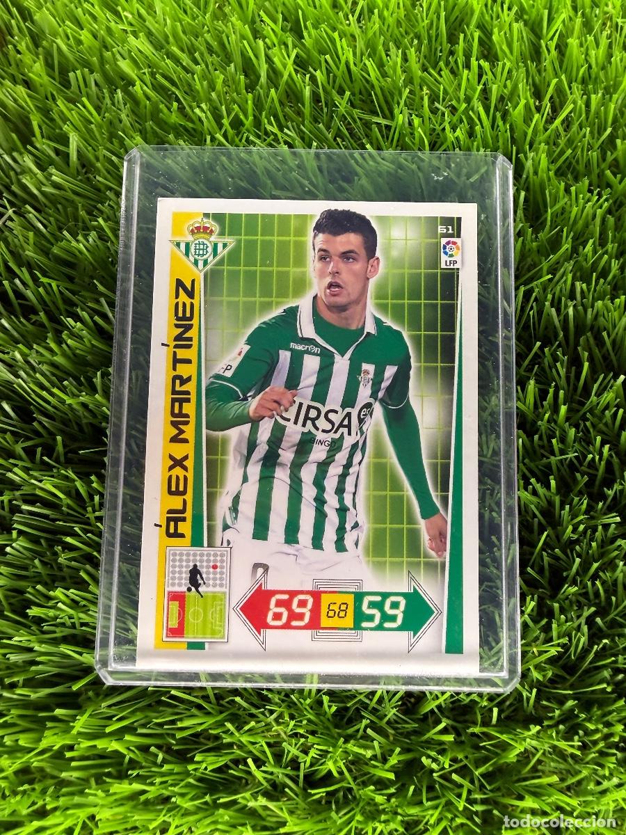 Fu&szlig;ball-Sticker: N&ordm; 61 &Aacute;lex Mart&iacute;nez Real Betis Adrenalyn XL 12 13