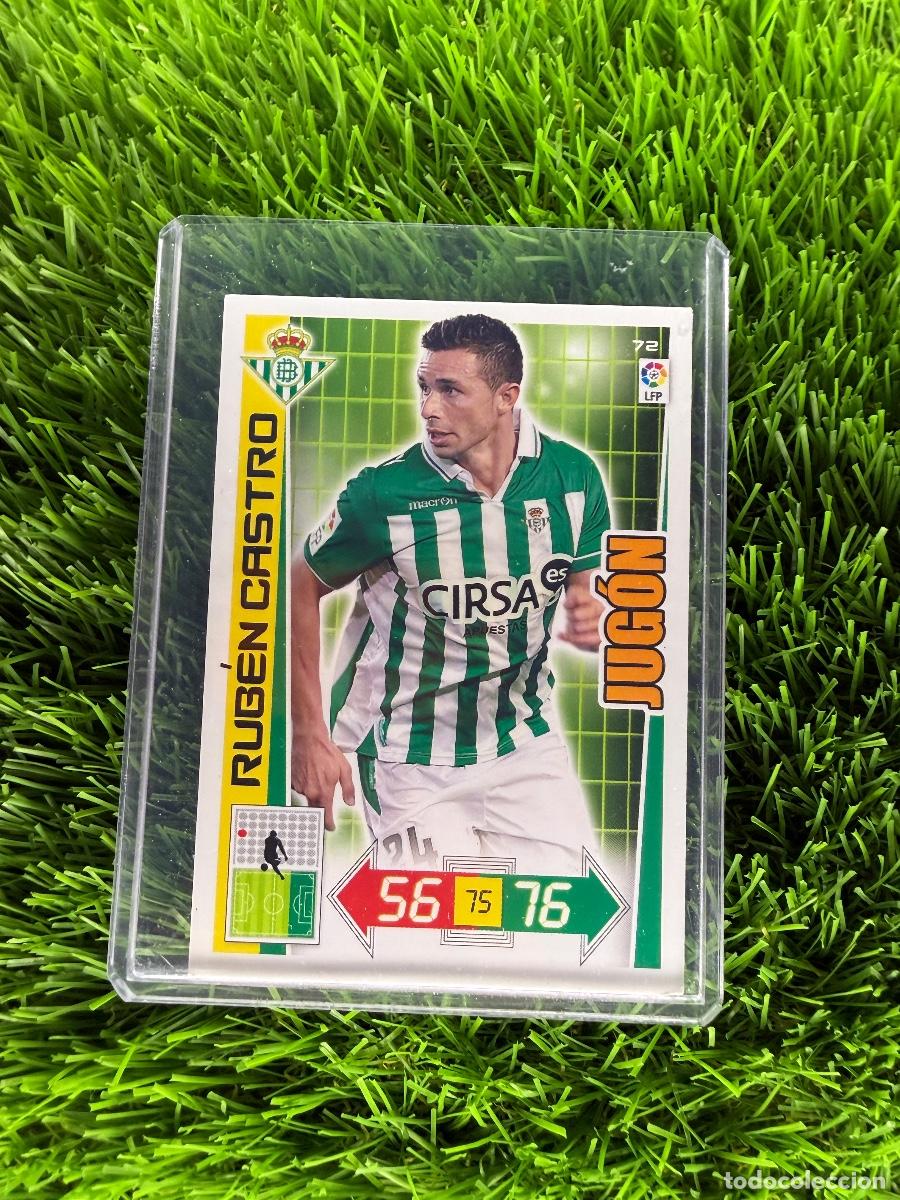 Fu&szlig;ball-Sticker: N&ordm; 72 Rub&eacute;n Castro Jug&oacute;n Real Betis Adrenalyn XL 12 13