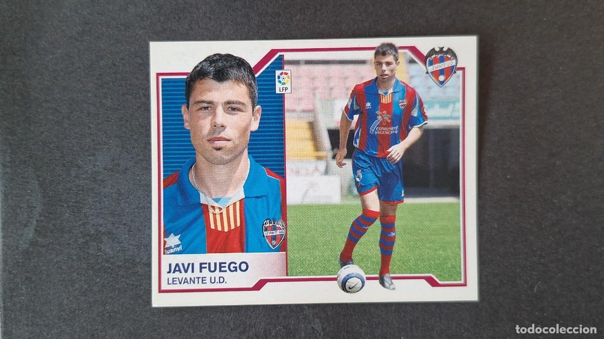 Fu&szlig;ball-Sticker: L4 JAVI FUEGO LEVANTE U. D. COLOCA LIGA ESTE 2007 2008 07 08 NUNCA PEGADO SIN PEGAR