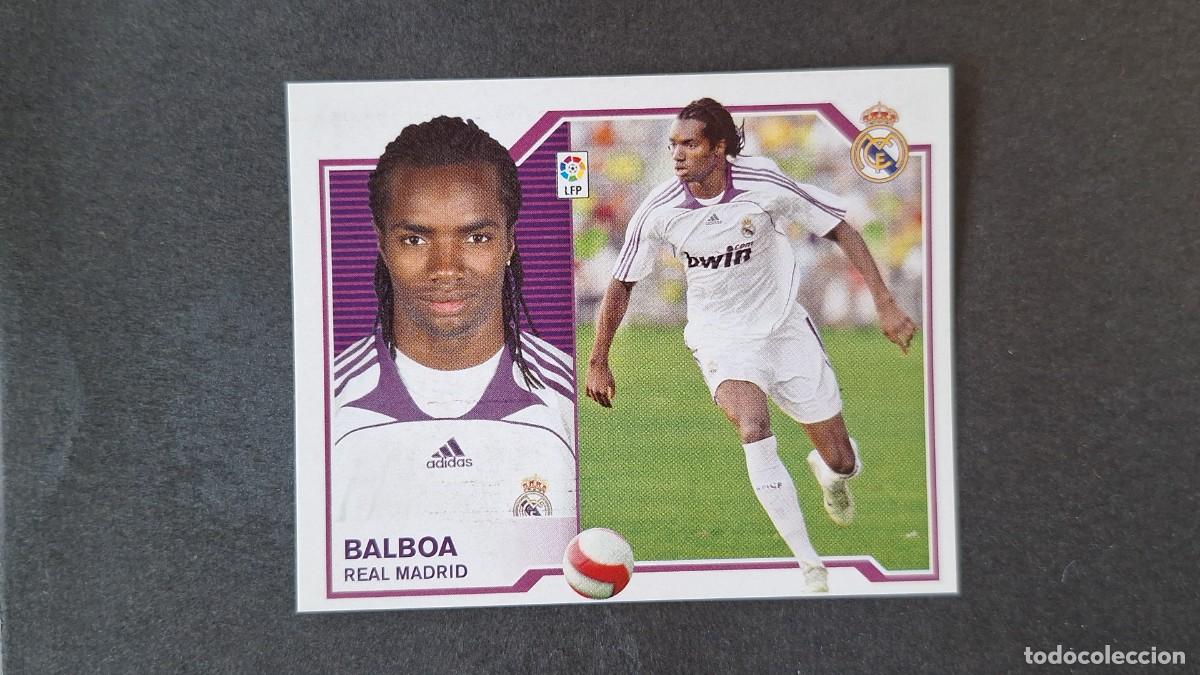 Figurine di Calcio: L4 BALBOA REAL MADRID COLOCA LIGA ESTE 2007 2008 07 08 NUNCA PEGADO SIN PEGAR